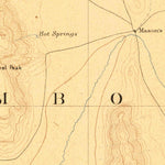 United States Geological Survey Vya E, NV-OR (1893, 250000-Scale) digital map