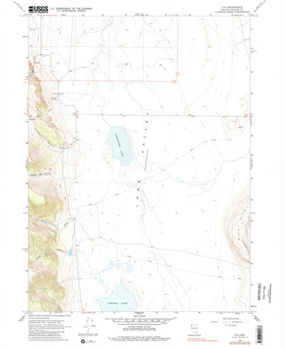 United States Geological Survey Vya, NV (1966, 24000-Scale) digital map