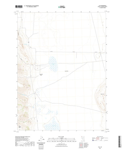 United States Geological Survey Vya, NV (2021, 24000-Scale) digital map