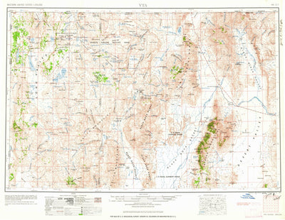 United States Geological Survey Vya, NV-OR-CA (1962, 250000-Scale) digital map