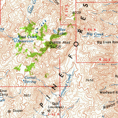 United States Geological Survey Vya, NV-OR-CA (1962, 250000-Scale) digital map