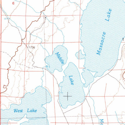 United States Geological Survey Vya, NV-OR-CA (1987, 100000-Scale) digital map