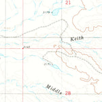 United States Geological Survey W L Butte, MT (1979, 24000-Scale) digital map