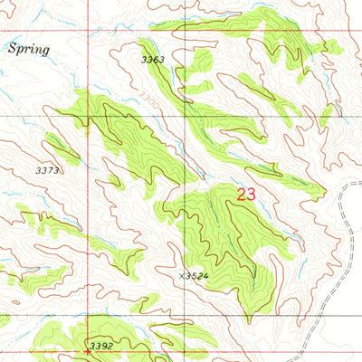 United States Geological Survey W L Butte, MT (1979, 24000-Scale) digital map