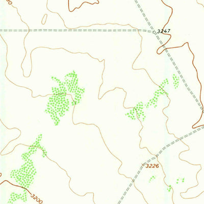 United States Geological Survey W T Ranch, TX (1968, 24000-Scale) digital map