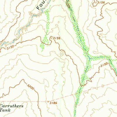 United States Geological Survey W T Ranch, TX (1968, 24000-Scale) digital map