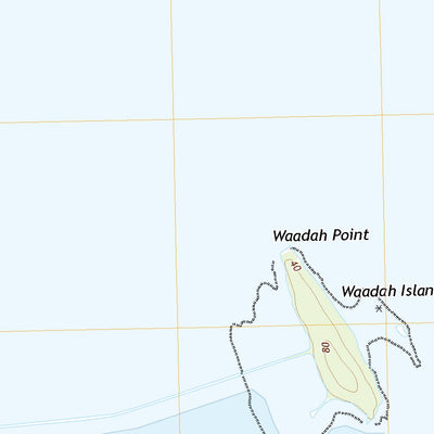 United States Geological Survey Waadah Island, WA (2020, 24000-Scale) digital map