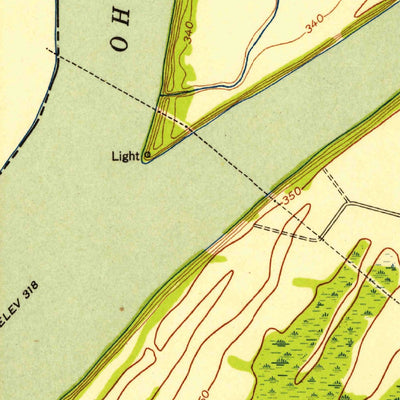 United States Geological Survey Wabash Island, KY-IL-IN (1953, 24000-Scale) digital map