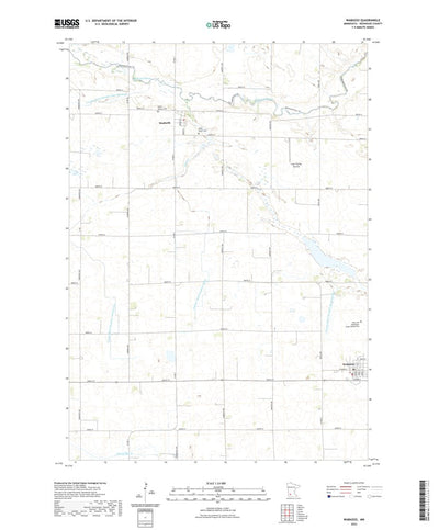 United States Geological Survey Wabasso, MN (2022, 24000-Scale) digital map