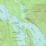 United States Geological Survey Wabassus Lake, ME (1963, 62500-Scale) digital map
