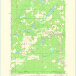 United States Geological Survey Wabeno, WI (1972, 24000-Scale) digital map