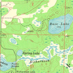 United States Geological Survey Wabeno, WI (1972, 24000-Scale) digital map