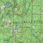 United States Geological Survey Wabeno, WI (1990, 100000-Scale) digital map