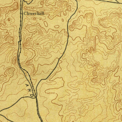 United States Geological Survey Wabuska, NV (1891, 125000-Scale) digital map