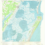 United States Geological Survey Wachapreague, VA (1968, 24000-Scale) digital map