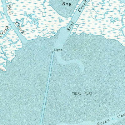 United States Geological Survey Wachapreague, VA (1968, 24000-Scale) digital map