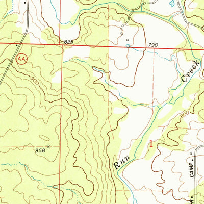 United States Geological Survey Wachita Mountain, MO (1980, 24000-Scale) digital map