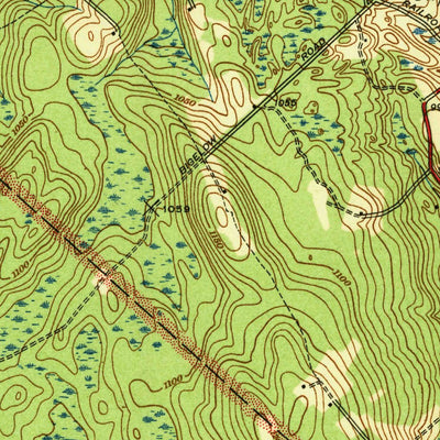 United States Geological Survey Wachusett Mountain, MA (1940, 31680-Scale) digital map