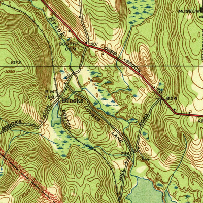 United States Geological Survey Wachusett Mountain, MA (1940, 31680-Scale) digital map