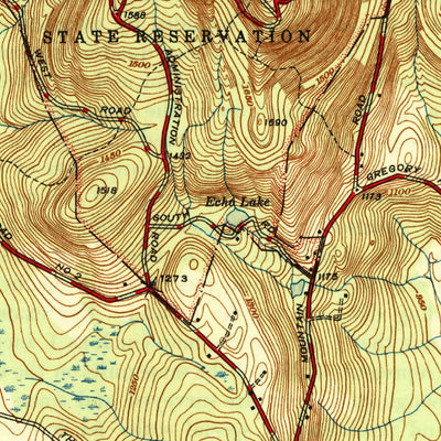 United States Geological Survey Wachusett Mountain, MA (1946, 31680-Scale) digital map