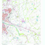 United States Geological Survey Waco East, TX (1957, 24000-Scale) digital map