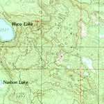 United States Geological Survey Waco Lake, MI (1985, 24000-Scale) digital map