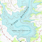 United States Geological Survey Waco, NC (1973, 24000-Scale) digital map