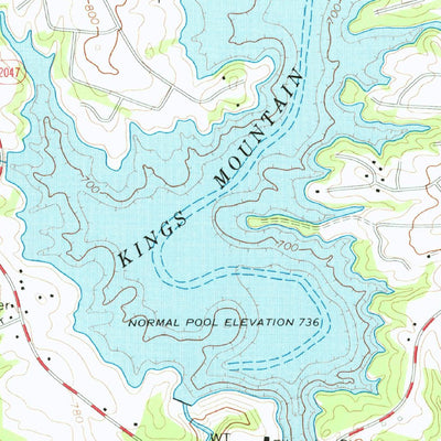 United States Geological Survey Waco, NC (1973, 24000-Scale) digital map