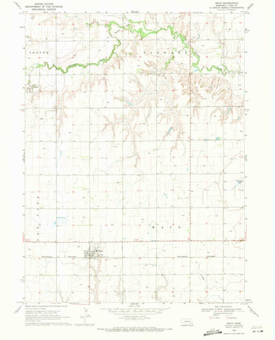 United States Geological Survey Waco, NE (1969, 24000-Scale) digital map