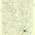 United States Geological Survey Waco, TX (1892, 125000-Scale) digital map