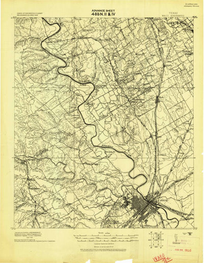 United States Geological Survey Waco, TX (1920, 125000-Scale) digital map