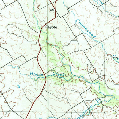 United States Geological Survey Waco, TX (1985, 100000-Scale) digital map