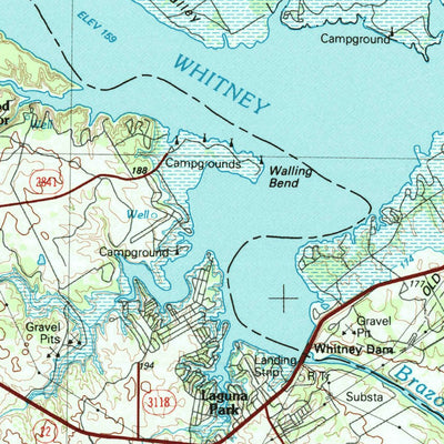 United States Geological Survey Waco, TX (1985, 100000-Scale) digital map