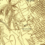 United States Geological Survey Waco West, TX (1924, 48000-Scale) digital map