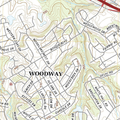 United States Geological Survey Waco West, TX (2022, 24000-Scale) digital map