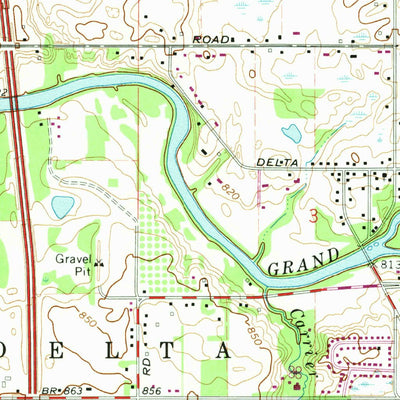 United States Geological Survey Wacousta, MI (1965, 24000-Scale) digital map