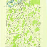 United States Geological Survey Waddington, NY (1943, 31680-Scale) digital map