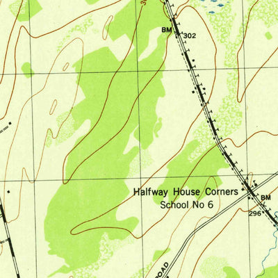 United States Geological Survey Waddington, NY (1943, 31680-Scale) digital map