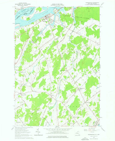 United States Geological Survey Waddington, NY (1964, 24000-Scale) digital map