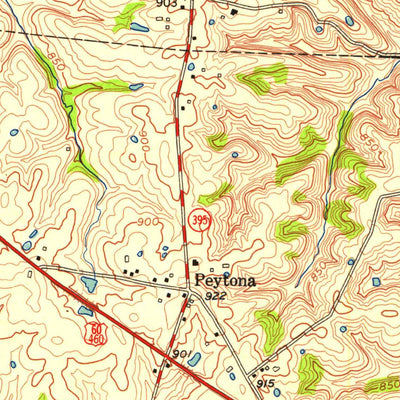 United States Geological Survey Waddy, KY (1954, 24000-Scale) digital map