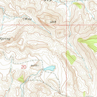 United States Geological Survey Wade, MT (1969, 24000-Scale) digital map