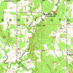 United States Geological Survey Wade, OK-TX (1957, 62500-Scale) digital map