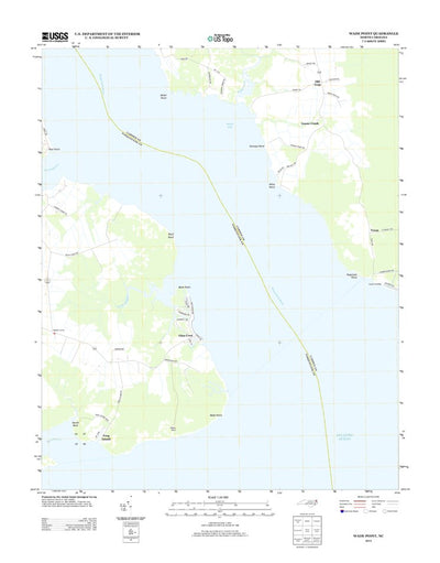 United States Geological Survey Wade Point, NC (2013, 24000-Scale) digital map
