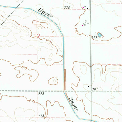 United States Geological Survey Wadena, IN (1962, 24000-Scale) digital map