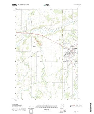 United States Geological Survey Wadena, MN (2022, 24000-Scale) digital map