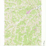 United States Geological Survey Wadestown, WV-PA (1958, 24000-Scale) digital map