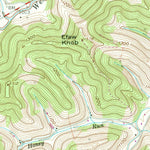 United States Geological Survey Wadestown, WV-PA (1958, 24000-Scale) digital map