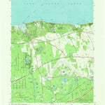 United States Geological Survey Wading River, NY (1967, 24000-Scale) digital map