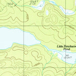 United States Geological Survey Wadleigh Mountain, ME (1988, 24000-Scale) digital map