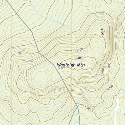 United States Geological Survey Wadleigh Mountain, ME (2021, 24000-Scale) digital map